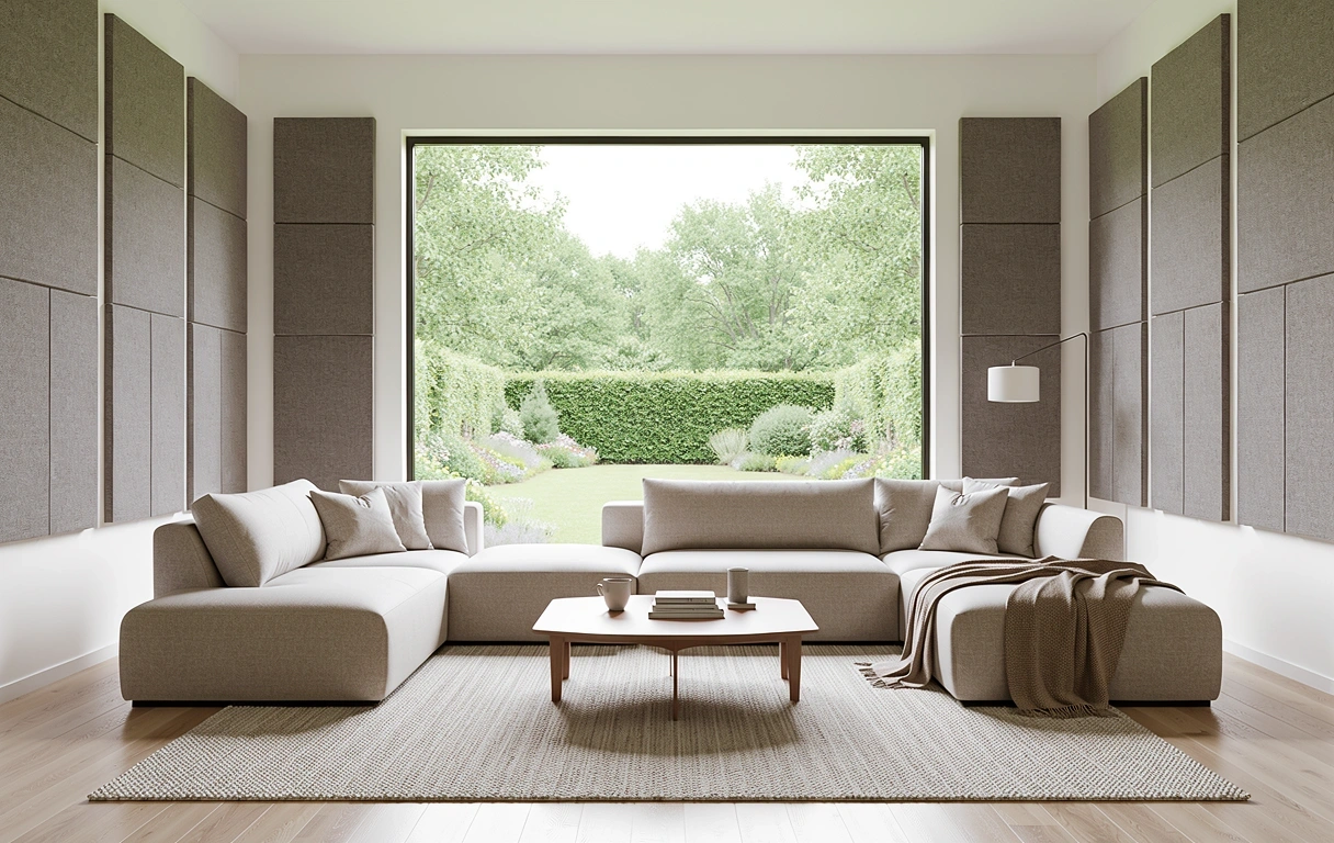 Ambiente domestico progettato per il benessere uditivo